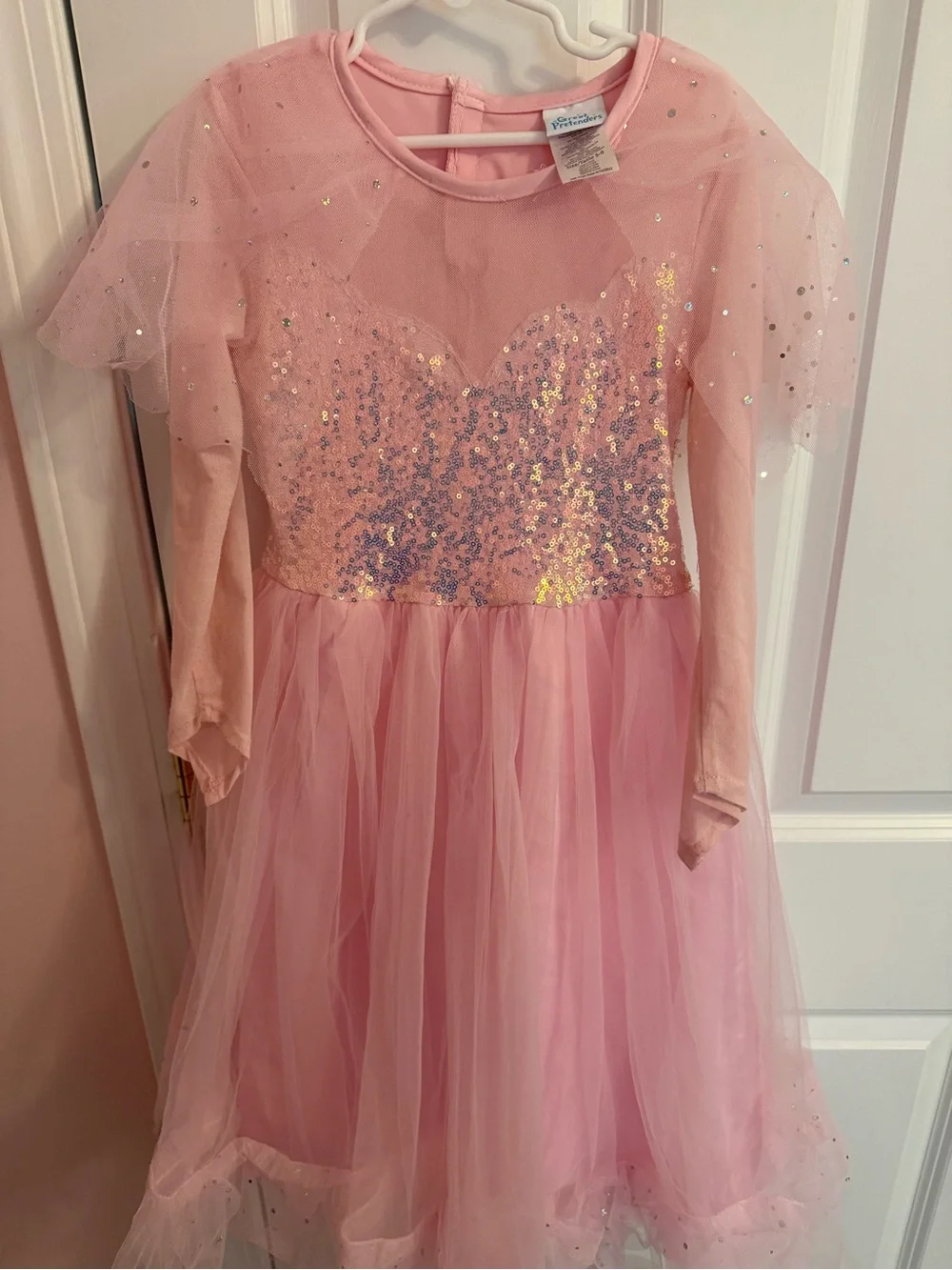 Great Pretenders Kids Pink Sequin Tulle Princess Costume Dress